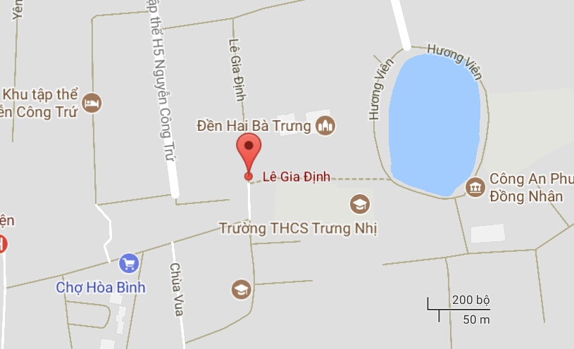 Phố Lê Gia Đỉnh, quận Hai Bà Trưng, Hà Nội